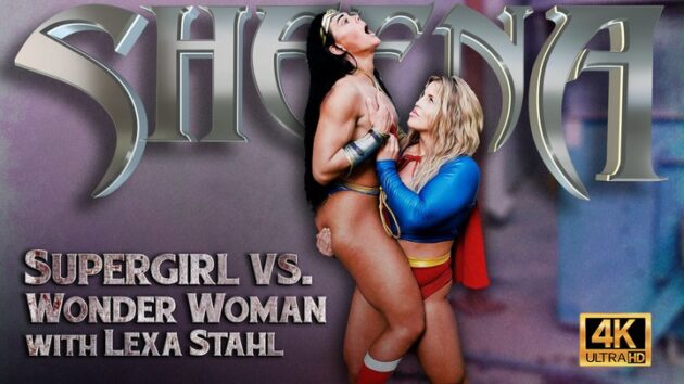 "Sheena Supergirl vs Wonder Woman with Lexa" from Empress Sheena